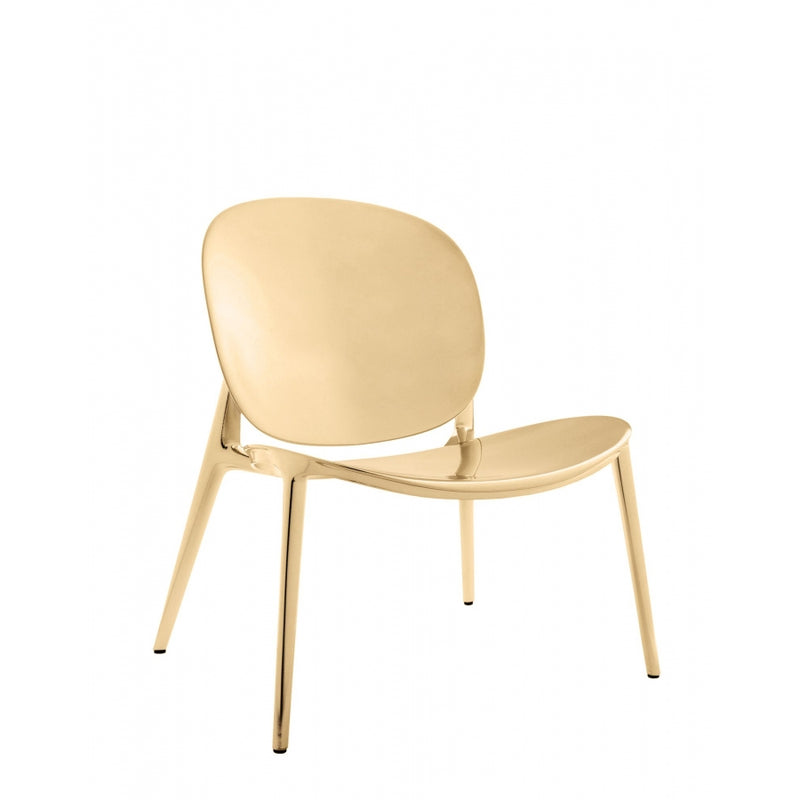 Kartell Be Bop chair Metal Gold