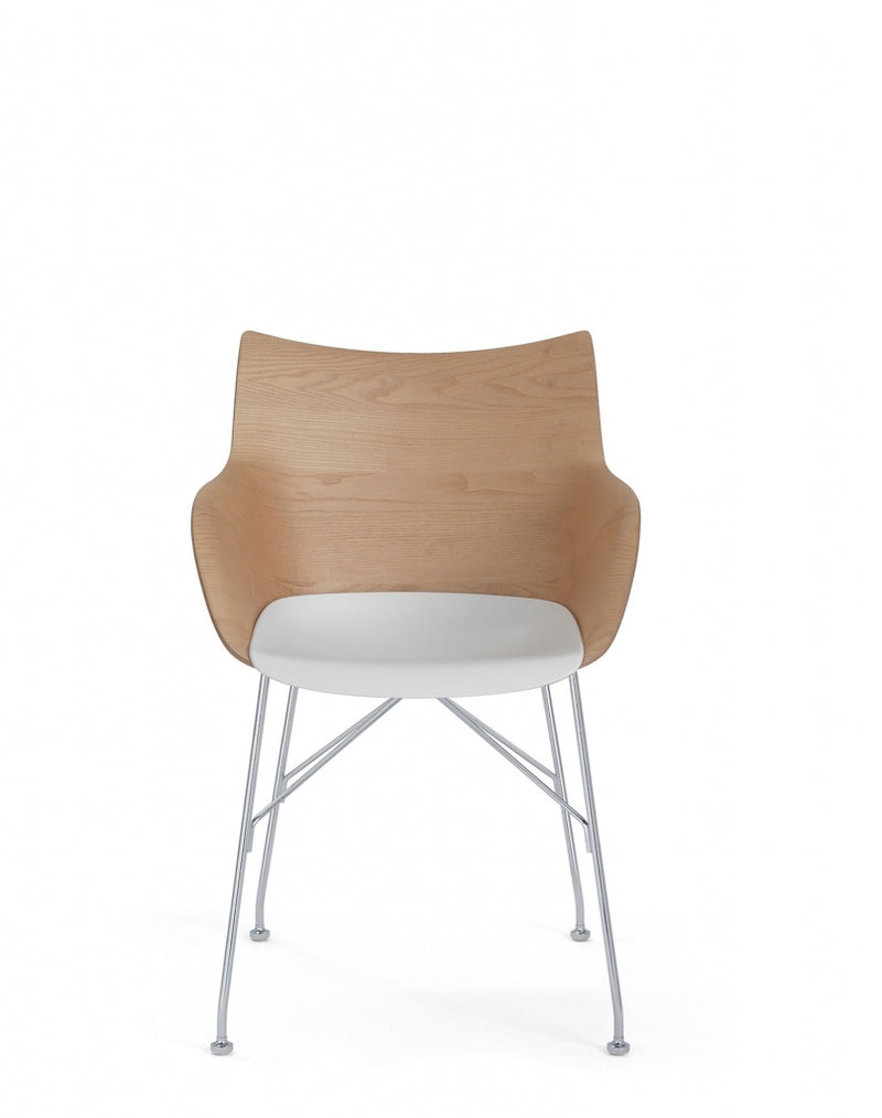 Q WOOD ARM CHAIR