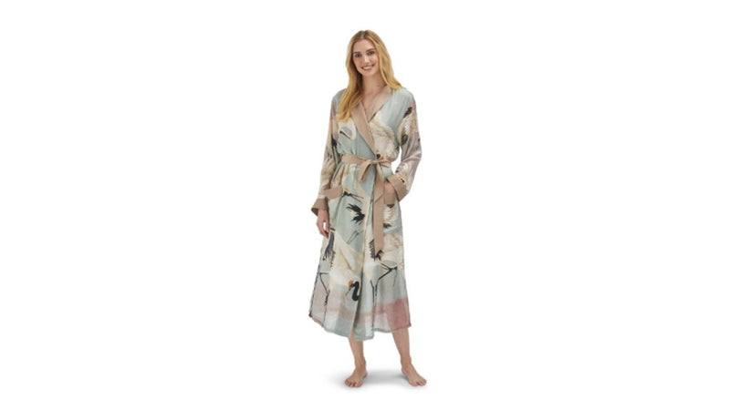 Aqua Heron Robe Gown