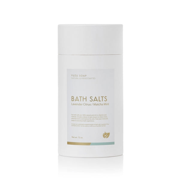 Bath Salts Tubes Matcha Mint